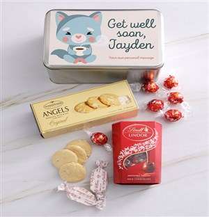 Personalised Get Well Gourmet Tin