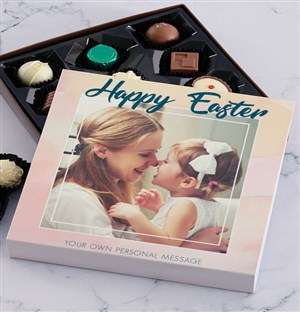 Personalised Photo Easter Chocolate Tray
