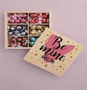 Personalised Be Mine Box Of Chocs
