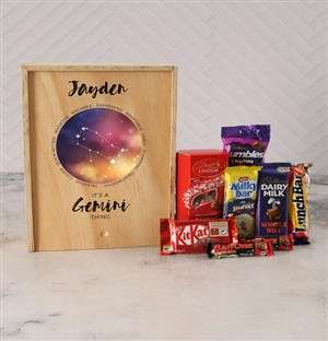 Personalised Star Sign Chocolate Crate