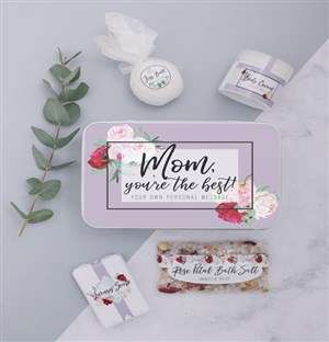 Personalised Mom Bath Spoils Keepsake Box