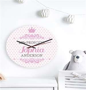 Personalised Little Princess Clock