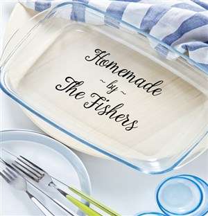 Personalised Homemade Cooking Dish
