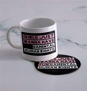 Personalised Have Fun Mug And Coaster Set