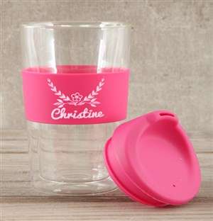Personalised Floral Travel Mug