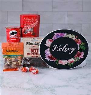Personalised Flower Gourmet Tin