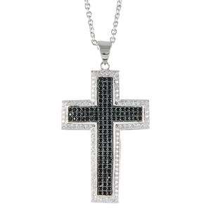 Silver Cubic Cross