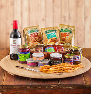 Trudeau Board with Gourmet Snacks