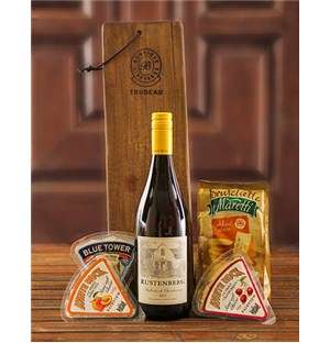 Trudeau Board with Wine and Cheese
