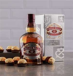 12 Year Chivas Regal and Ferrero Rocher Hamper