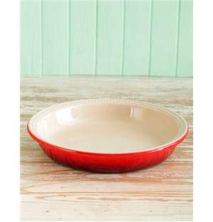 Le Creuset 24cm Pie Dish   Cherry