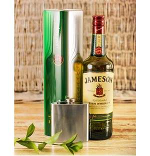 Jameson and Hip Flask Hamper