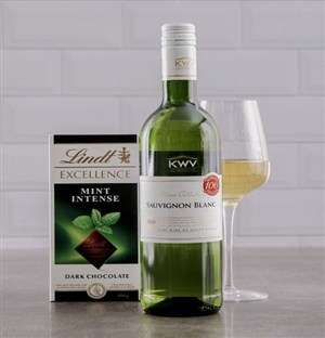 Sensational Lindt Chocolate and Wine Duo