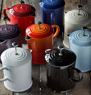 Le Creuset Coffee Pot with Metal Press