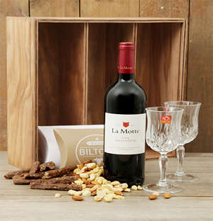 La Motte and Crystal Glasses Crate