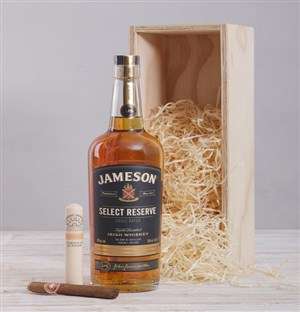 Jameson Select Reserve and Cuban Cigar Crate