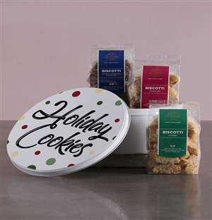 Holiday Cookies Gourmet Cookie Tin
