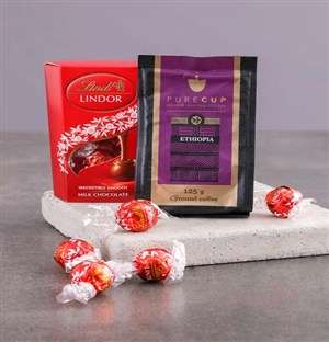 Coffee and Lindt Hamper