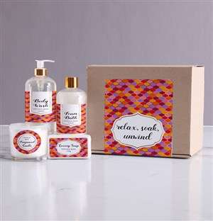 Relax Bath Kraft Gift Set