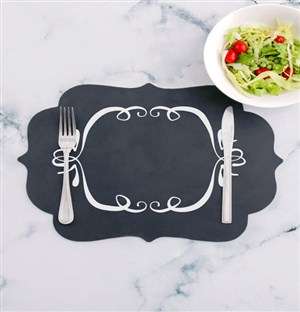 Decorative Chalk Board Placemat