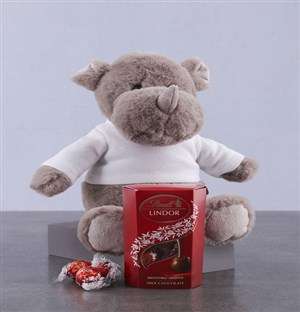 Lindt and Rhino Plush