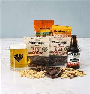 Merry Christmas Beer And Snacks Hamper
