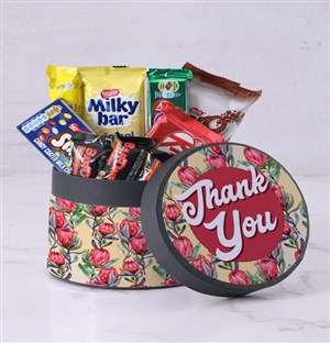 Thank You Flower Hatbox