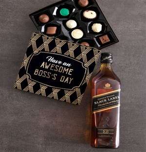 Gold Alcohol Truffle Box