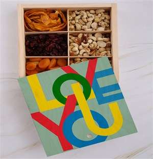 Love You Fruit And Nuts Treasure Box
