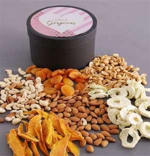 Hello Gorgeous Fruit And Nuts Hat Box