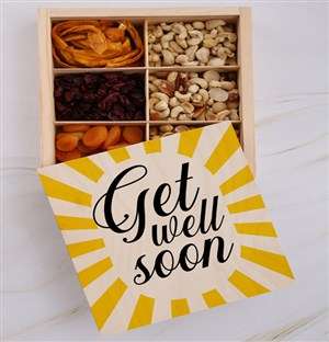 Get Well Soon Fruit And Nuts Treasure Box