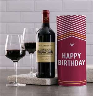 Happy Birthday Wine Tube