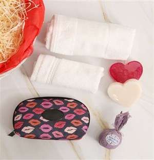 Covered in Kisses Bathtime Gift Basket