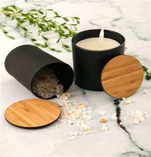 Bamboo Vanilla Scented Candle Set