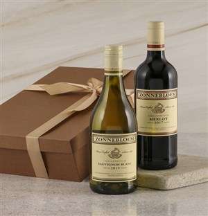 Zonnebloem Merlot Duo Gift Box