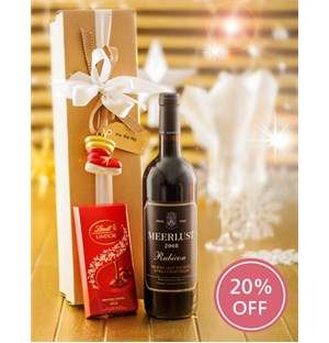 Meerlust Rubicon Wine and Lindt
