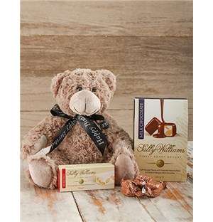 Birthday Sally Williams and Teddy Bear Gift
