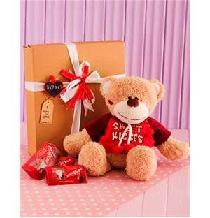 Sweet Kisses Teddy with Lindt Chocs