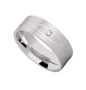 Sterling Silver Infinity Wedding Band