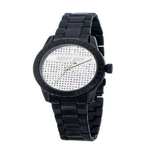 Sissy Boy Ladies Black Case Glamour Watch