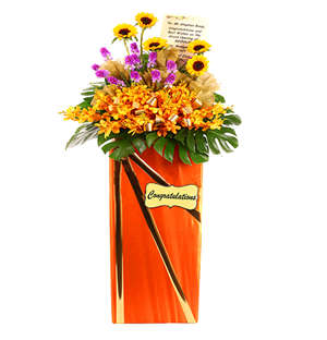 Grand Opening Flowers Golden Success