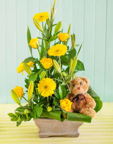 SGNETB1 New Baby Flower Arrangement