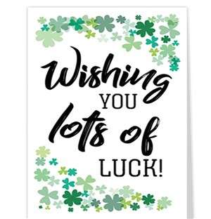 Shell Wishing You Lots of Luck Card