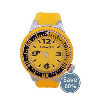 Tomato Gents Iconic Large Yellow Watch