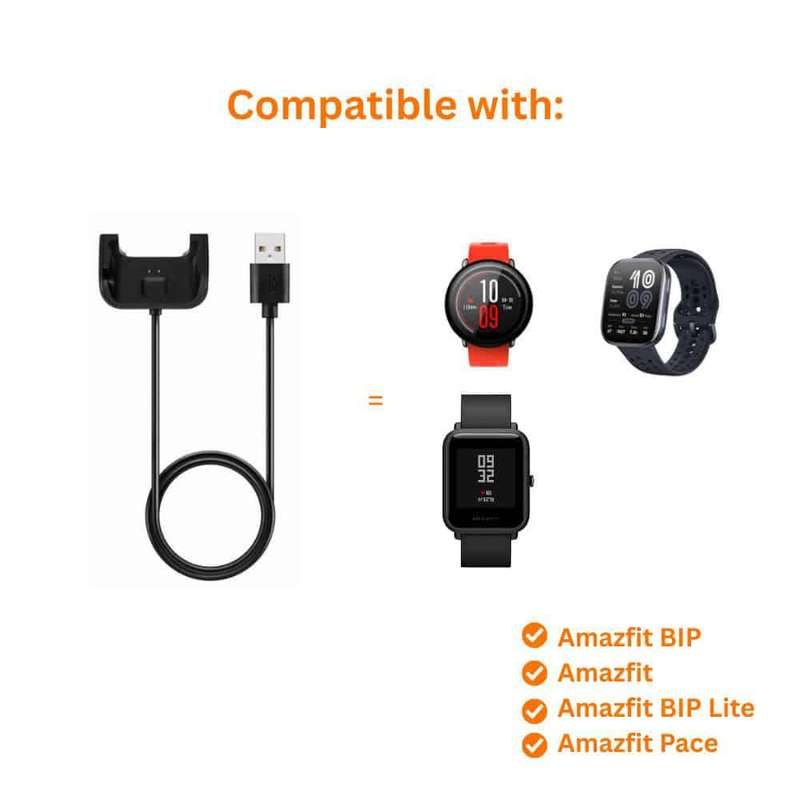 Killer Deals Replacement USB Magnetic Charger for Amazfit BIP/BIP Lite/Pace