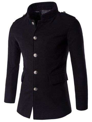 Hooded Long Sleeve Coat