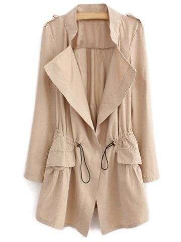 Drawstring Coat