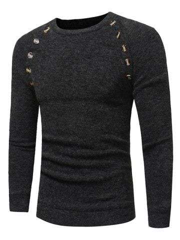 Crew Neck Raglan Sleeve Sweater