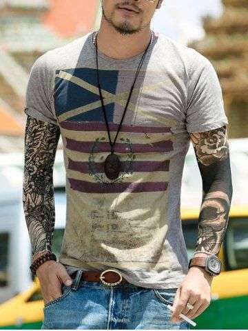 Round Neck Short Sleeve T Shirt
