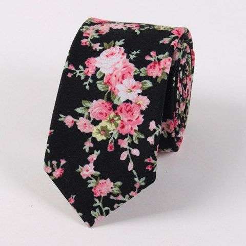 Floral Pattern Tie